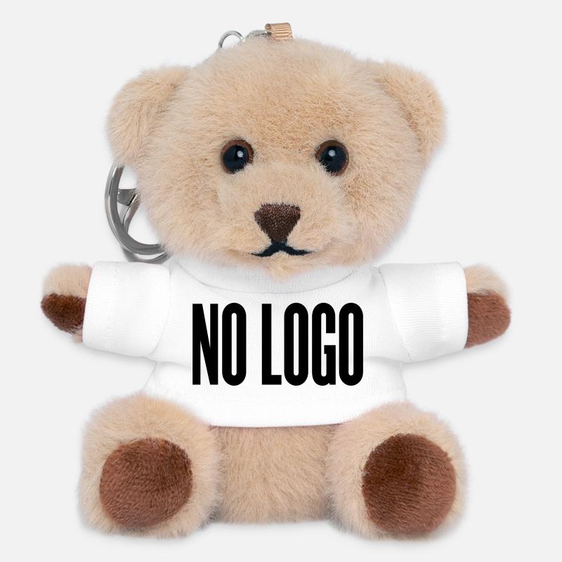 pas de logo - Porte-clés ourson - blanc