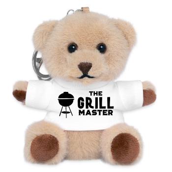 the grill master - Porte-clés ourson - blanc - Devant