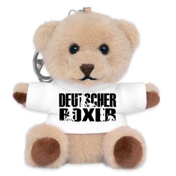 IPO Deutscher Boxer - Teddy Schlüsselanhänger - Weiß - Vorne