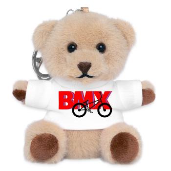 BMX Streetwear Shirt – Urban Style - Teddy Keyring - white - Front