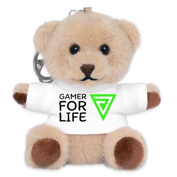 Hoodie Jackets T-Shirt Gym Bag Mugs - Teddy Keyring - white - Front