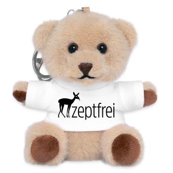 REHzeptfrei Rezeptfrei - Teddy Schlüsselanhänger - Weiß - Vorne