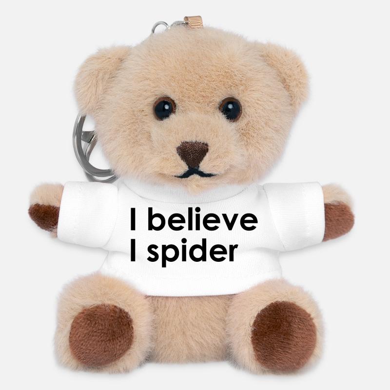 Ich glaub ich spinn - Teddy Schlüsselanhänger - Weiß