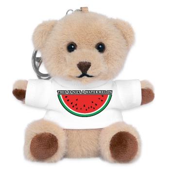 This Is Not A Watermelon - Teddy Keyring - white - Front