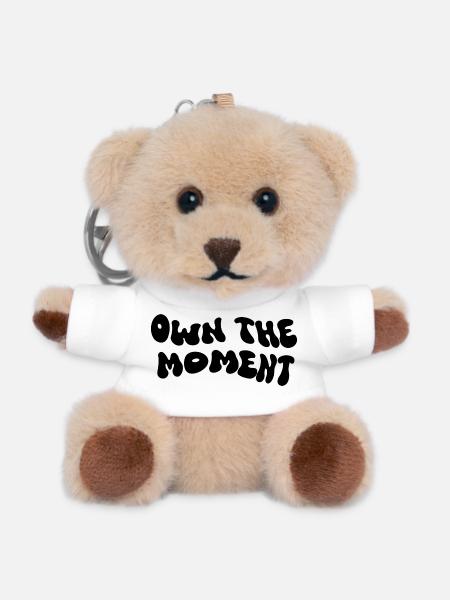 Own The Moment - Teddy Schlüsselanhänger - Weiß