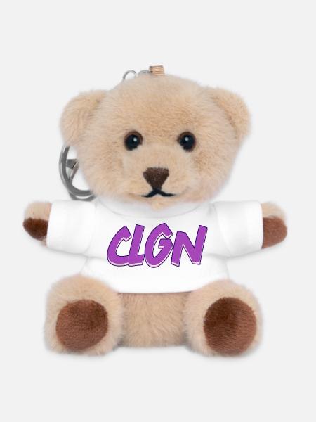 CLGN | Kurzform Köln - Teddy Schlüsselanhänger - Weiß