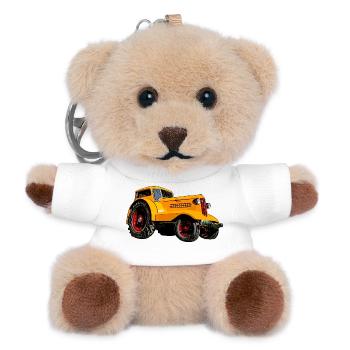 Minneapolis UDLX Komfortraktor - Teddy Schlüsselanhänger - Weiß - Vorne