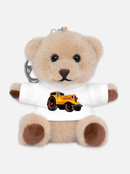 Minneapolis UDLX Komfortraktor - Teddy Schlüsselanhänger - Weiß