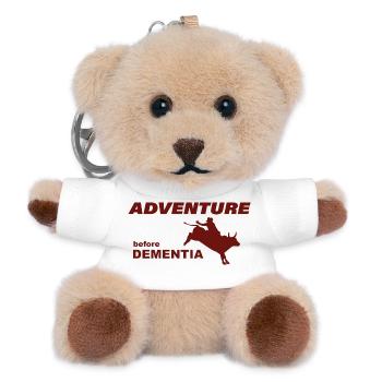 RODEO ADVENTURE - Teddy Keyring - white - Front