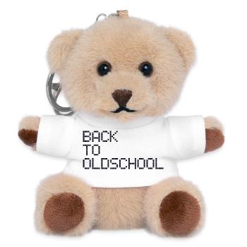 OLDSCHOOL - Porte-clés ourson - blanc - Devant