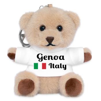 Gênes Italia - Imprimés élégants - Porte-clés ourson - blanc - Devant