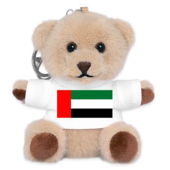 Vereinigte Arabische Emirate - Teddy Schlüsselanhänger - Weiß - Vorne