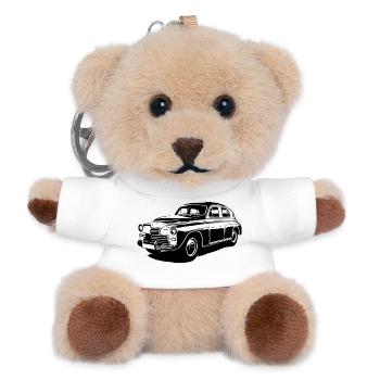 Pobeda Elegance - Teddy Schlüsselanhänger - Weiß - Vorne