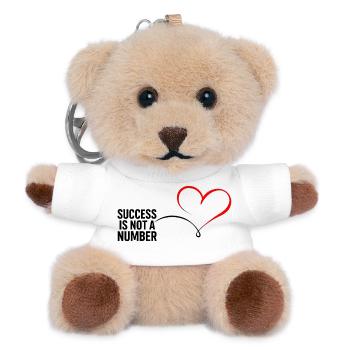 Heart and mind for the you of tomorrow - Teddy Keyring - white - Front