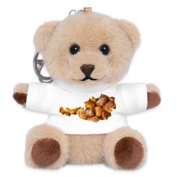 Kaiserschmarrn Austria - Teddy Keyring - white - Front