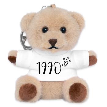 1990 - Teddy Keyring - white - Front