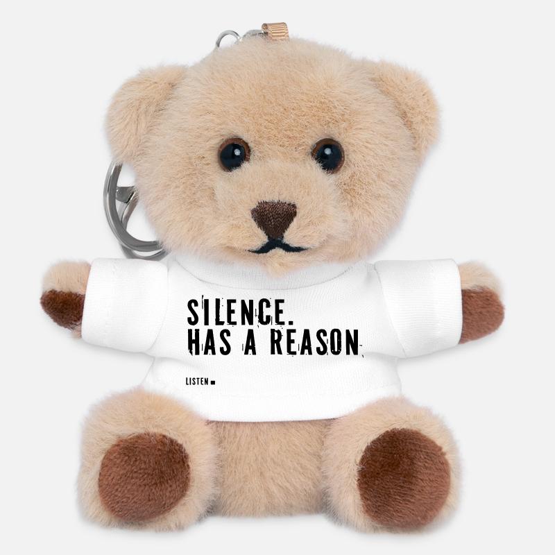 silence.  Has a reason. - Teddy Keyring - white