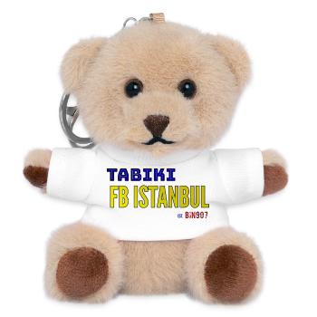 TABIKI FB ISTANBUL Contrast Design - Teddy Keyring - white - Front