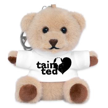 Tainted love inspired by Soft C - Teddy Schlüsselanhänger - Weiß - Vorne