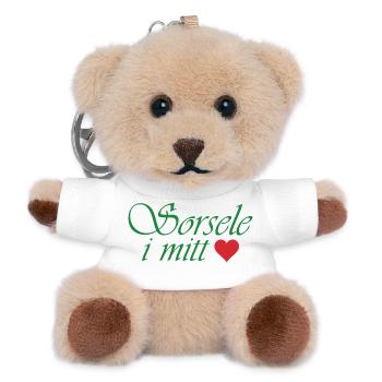 Sorsele in my heart - Teddy Keyring - white - Front