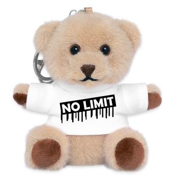 no_limit - Teddy Keyring - white - Front