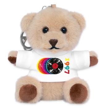 Vintage 1997 - Teddy Schlüsselanhänger - Weiß - Vorne
