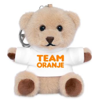 Team Oranje - Nederland - Netherlands Niederlande - Teddy Schlüsselanhänger - Weiß - Vorne