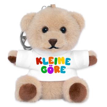 Kleine Göre - Farbexplosion - Teddy Schlüsselanhänger - Weiß - Vorne