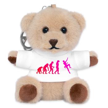 The mountaineers and climbers fit together - Teddy Keyring - white - Front
