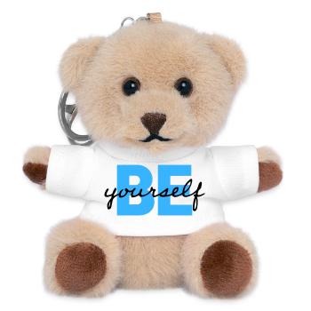 Be Yourself Motivation Saying Shirt - Teddy Keyring - white - Front