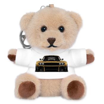PROJECT No.001 – Master Hero | Premium Automotive - Teddy Keyring - white - Front