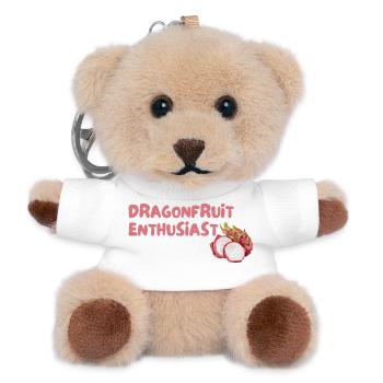 Drachenfrucht Enthusiast - Teddy Schlüsselanhänger - Weiß - Vorne