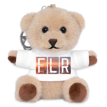 Flughafen Florenz FLR - Teddy Schlüsselanhänger - Weiß - Vorne