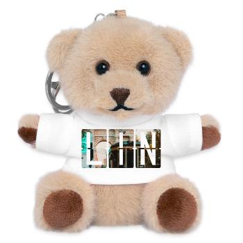 Flughafen Milan Linate LIN - Teddy Schlüsselanhänger - Weiß - Vorne