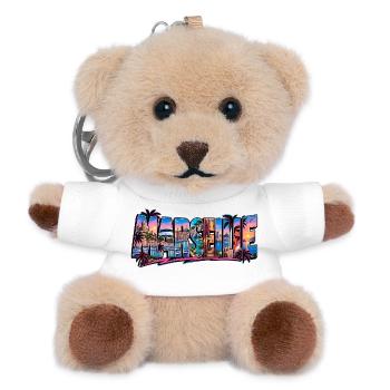 Marseille - Teddy Schlüsselanhänger - Weiß - Vorne