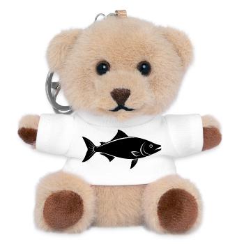 Sockeye-Lachs - Teddy Schlüsselanhänger - Weiß - Vorne