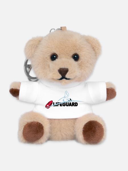 Lifeguard sauveteur aquatique - Porte-clés ourson - blanc