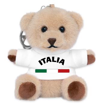 Italia - Porte-clés ourson - blanc - Devant