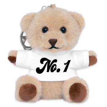 6061912 122176327 Nr 1 - Teddy Schlüsselanhänger - Weiß - Vorne