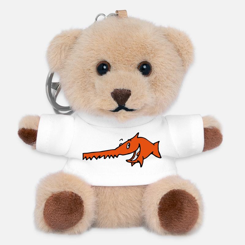 Sägefish - Teddy Keyring - white