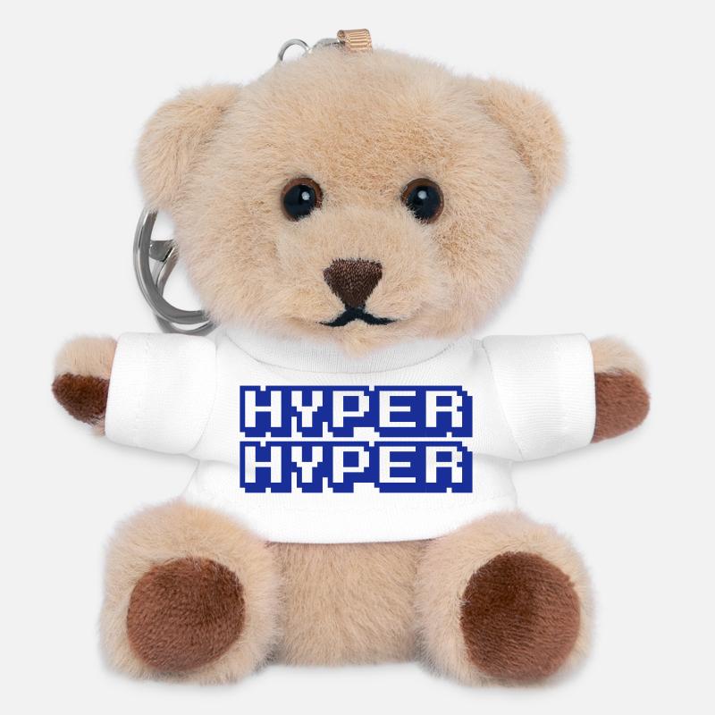 HYPER HYPER - Teddy Schlüsselanhänger - Weiß
