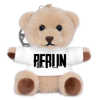 Berlin T-Shirt, Skyline,Kreuzberg,Mitte,Neukölln - Teddy Schlüsselanhänger - Weiß - Vorne