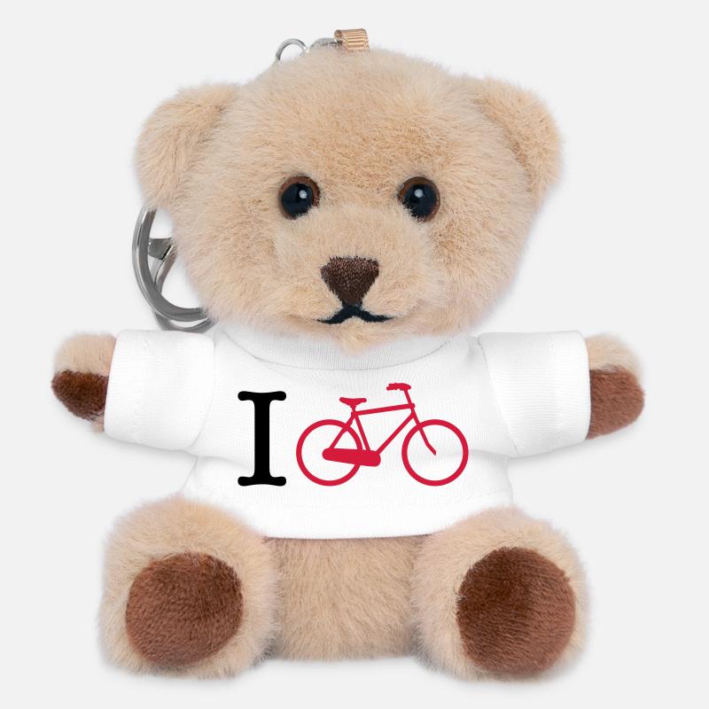cyclisme - Porte-clés ourson - blanc