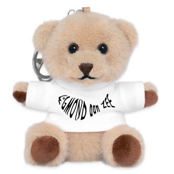 egmond aan zee - Teddy Schlüsselanhänger - Weiß - Vorne