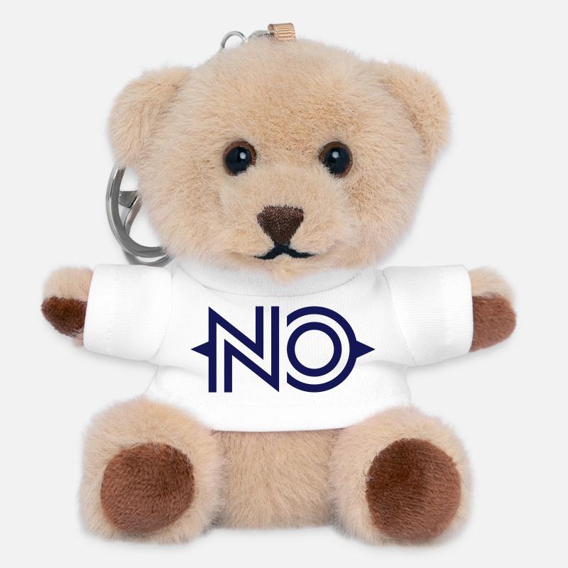 the original NO HB - Teddy Keyring - white