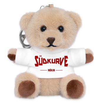 Südkurve Köln - Teddy Schlüsselanhänger - Weiß - Vorne