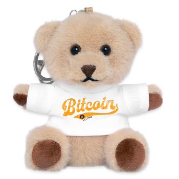 Bitcoin - l’avenir a commencé - Est. 2008 - Porte-clés ourson - blanc - Devant