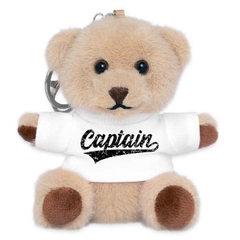 Capitaine capitaine - Porte-clés ourson - blanc - Devant