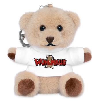 Wühlmaus - Teddy Schlüsselanhänger - Weiß - Vorne