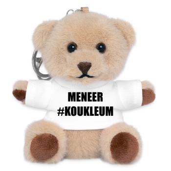 Mr. Koukleum Für Männer, denen kalt ist * - Teddy Schlüsselanhänger - Weiß - Vorne